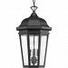P550002-031 - Progress Lighting - Verdae - Three Light Outdoor Hanging Lantern Black Finish with Clear Seeded Glass - Verdae
