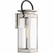 P560004-135 - Progress Lighting - Union Square - One Light Outdoor Small Wall Lantern Stainless Steel Finish with Clear Flat Glass - Union Square