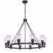 AC10760OB - Artcraft Lighting - Clarence - Ten Light Chandelier Oil Rubbed Bronze Finish with Clear Glass - Clarence