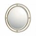 724201MM - Capital Lighting - 33.75 Round Decorative Mirror Winter Gold Finish -