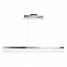 63981LEDD-CH/ACR - Access Lighting - Linear - 35.5 38W 2 LED Bar Pendant Chrome Finish with Frosted Glass with Acrylic Crystal - Linear