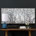 31410 - Uttermost - Canopy of Lights - 72 Landscape Wall Art Canvas/Silver Leaf Finish - Canopy of Lights
