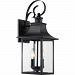 CCR8408K - Quoizel Lighting - Chancellor - 2 Light Outdoor Wall Lantern Mystic Black Finish with Clear Glass - Chancellor