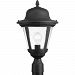 P5458-31 - Progress Lighting - Westport - One Light Outdoor Post Lantern Black Finish with Clear Seeded Glass - Westport
