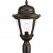 P5458-20 - Progress Lighting - Westport - One Light Outdoor Post Lantern Antique Bronze Finish with Clear Seeded Glass - Westport