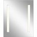 83999 - Elan Lighting - 32 33W 1 LED Backlit Mirror with Soundbar Mirror/Frosted Finish -