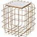 430A01GOWM - Varaluz Lighting - Grid - 20 End Table Gold/White Finish - Grid