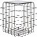 430A01RBWM - Varaluz Lighting - Grid - 20 Inch End Table Rustic Bronze/White Finish - Grid