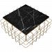 430A02GOBM - Varaluz Lighting - Grid - 36 Inch Coffee Table Gold/Black Finish - Grid