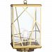 538 - Robert Abbey Lighting - Michael Berman Bond - One Light Post Lantern Modern Brass Finish with Clear Glass - Michael Berman Bond