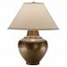 9938COP - Robert Abbey Lighting - Foundry - 25.5 Inch One Light Table Lamp Copper Finish with Natural Fabric Shade - Foundry