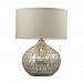 D2264 - Dimond Home - Canaan - One Light Table Lamp Cream Pearl Finish with Light Beige Linen Shade - Canaan