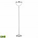 D2700 - Dimond Home - Sanford - 71 24W 2 LED Floor Lamp Polished Chrome Finish with Frosted Glass - Sanford