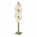 D3269 - Dimond Home - Gish - Ten Light Floor Lamp Aged Brass Finish with Frosted White Glass - Gish