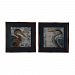164504S - GUILD MASTER - Great Blue Herons - 26.8 Wall Art (Set of 2) Handpainted Finish - Great Blue Herons