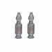 253523S - GUILD MASTER - Sparta - 18 Finial (Set of 2) Distressed Grey Finish - Sparta