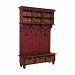602509 - GUILD MASTER - Legacy - 78 Hall Tree Red Stain Finish - Legacy Hall Tree