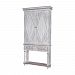 605031-GM - GUILD MASTER - Somerset - 84.8 Cabinet Front Porch White/Lightly Distressed Heritage Grey Stain Finish - Somerset