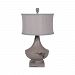 3516021 - GUILD MASTER - Vintage - One Light Table Lamp Vintage Bleu Gris/Weathered Tuscan Finish with Cream Fabric Shade - Vintage
