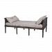 954002 - GUILD MASTER - 75 Daybed with Pillow Heritage Grey Whitewash Finish -