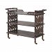 715059 - GUILD MASTER - Waterfront - 40.3 Bar Cart Waterfront Grey Stain Finish - Waterfront