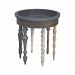 7115550 - GUILD MASTER - Artifacts - 26 Round Side Table Antique Smoke Finish - Artifacts