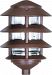 SF76/633 - Nuvo Lighting - One Light Outdoor 3 Louver Pagoda Light with Small Hood Old Bronze Finish -