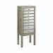 13605 - Stein World - 42 Jewelry Armoire Hand Painted/Gray/Antique/Silver Finish -