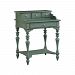 16647 - Stein World - Cecilia - 36.38 Phone Desk Grey/Hand-Painted/Turquoise Finish - Cecilia
