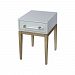 1206-001 - Dimond Home - Girl - 27.6 Friday Accent Table Light Grey/Gold/Clear Acrylic Finish - Girl