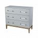 1206-004 - Dimond Home - Girl Friday - 40 3-Drawer Cabinet Light Grey/Gold/Clear Acrylic Finish - Girl
