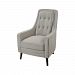 1204-048 - Dimond Home - Luge - 60.5 Chair Grey Wool/Black Finish - Luge