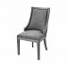 1204-062 - Sterling Industries - Cupertino - 39.25 Side Chair Reclaimed Grey Wood/Grey Chenille Finish - Cupertino