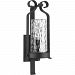 P560076-031 - Progress Lighting - Hermosa - One Light Outdoor Wall Lantern Black Finish with Clear Water Glass - Hermosa