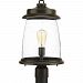 P540030-020 - Progress Lighting - Conover - One Light Outdoor Post Lantern Antique Bronze Finish with Clear Seeded Glass - Conover