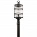 49963AVI - Kichler Lighting - Mill Lane - One Light Outdoor Post Lantern Anvil Iron Finish with Clear Seeded Glass - Mill Lane