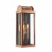 DL8408AC - Quoizel Lighting - Danville - 2 Light Outdoor Wall Lantern Aged Copper Finish with Clear Seedy Glass - Danville