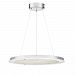PCBZ2820C - Quoizel Lighting - Platinum Collection Blaze - 20.5 Inch 30W 1 LED Pendant Polished Chrome Finish with Clear Glass with Clear Beads Crystal - Platinum Collection Blaze
