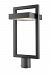 566PHBR-BK-LED - Z-Lite - Luttrel - 21.63 Inch 12W 1 LED Outdoor Post Mount Black Finish with Frosted Glass - Luttrel