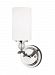 4113401EN3-05 - Sea Gull Lighting - Englehorn - One Light Wall Sconce Chrome Finish with Etched/White Glass - Englehorn