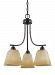 3213003EN3-845 - Sea Gull Lighting - Parkfield - Three Light Chandelier Traditional