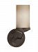 4191401EN3-715 - Sea Gull Lighting - Sfera - One Light Wall Sconce Autumn Bronze Finish with Cafe Tint Glass - Sfera