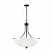6616504-710 - Sea Gull Lighting - Geary - 100W Four Light Large Pendant Transitional