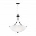 6616504-839 - Sea Gull Lighting - Geary - 100W Four Light Large Pendant Transitional