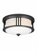 7847902EN3-71 - Sea Gull Lighting - Crowell - Two Light Outdoor Flush Mount Contemporary