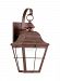 8462DEN3-44 - Sea Gull Lighting - Chatham - 14.5 Inch One Light Outdoor Dark Sky Wall Lantern Weathered Copper Finish with White Glass - Chatham