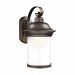 89192DEN3-71 - Sea Gull Lighting - Hermitage - 9 Inch One Light Outdoor Dark Sky Wall Lantern Antique Bronze Finish with Frosted Glass - Hermitage