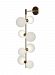 700MDWS3GRR - Tech Lighting - ModernRail - 36 24W 8 LED Wall Sconce with Remote Canopy Aged Brass Finish with Frosted Orb Glass - ModernRail