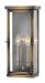 2005DS - Hinkley Lighting - Hamilton - Two Light Outdoor Large Wall Mount Dark Antique Brass Finish with Clear Glass - Hamilton