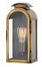 2520LS - Hinkley Lighting - Rowley - One Light Outdoor Small Wall Mount Light Antique Brass Finish with Clear Glass - Rowley